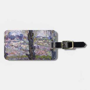 Van Gogh View Arles Flowering Garden Luggage Tag