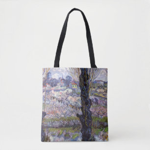 Van Gogh View Arles Flowering Garden Tote Bag