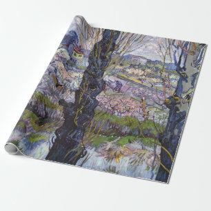 Van Gogh View Arles Flowering Garden Wrapping Paper