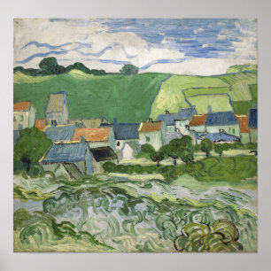 Van Gogh - View Of Auvers Poster