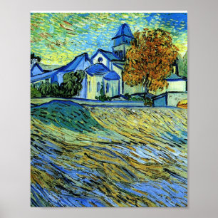 Van Gogh - View of Church of Saint Paul Poster