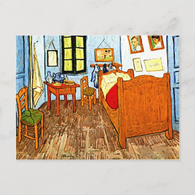 Van Gogh - Vincent's Bedroom Vintage Postcard (Front)