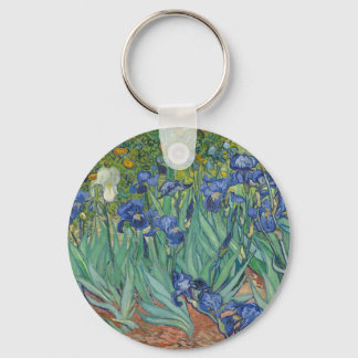 Van Gogh Vintage Irises Key Ring