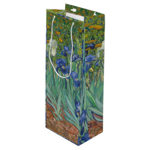 Van Gogh Vintage Irises Wine Gift Bag