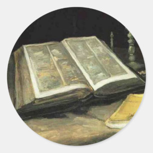 Van Gogh Vintage Old Painting Art Artist Classic Round Sticker