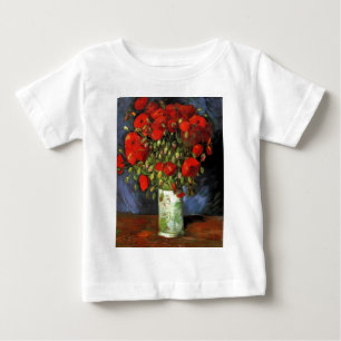 Van Gogh Vintage Painting Blossoms Vase Flowers Baby T-Shirt