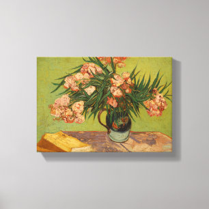 Van Gogh Vintage Still life with oleander Canvas Print