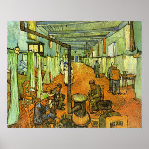 Van Gogh, Ward in the Hospital, Poster