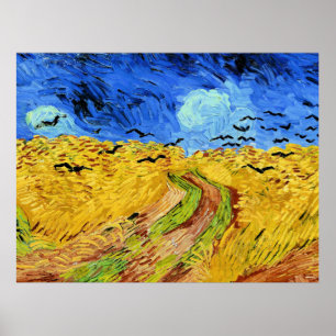 Van Gogh - Wheat Field with Crows, Poster