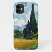 Van Gogh Wheat Field with Cypresses
