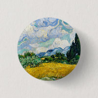 Van Gogh Wheat Field with Cypresses. Impressionism