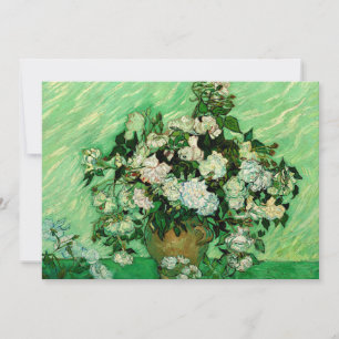 Van Gogh - White Roses Card