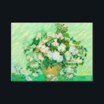 Van Gogh White Roses Enclosure Card<br><div class="desc">Enclosure Cards featuring Vincent van Gogh’s oil painting Vase with Pink Roses (1890). A gorgeous bouquet of roses are in a vase against a green background. A perfect gift for fans of Post-Impressionism and Dutch art.</div>