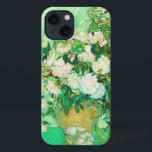 Van Gogh White Roses iPhone 13 Case<br><div class="desc">iPhone Case featuring Vincent van Gogh’s oil painting Vase with Pink Roses (1890). A gorgeous bouquet of roses are in a vase against a green background. A perfect gift for fans of Post-Impressionism and Dutch art.</div>