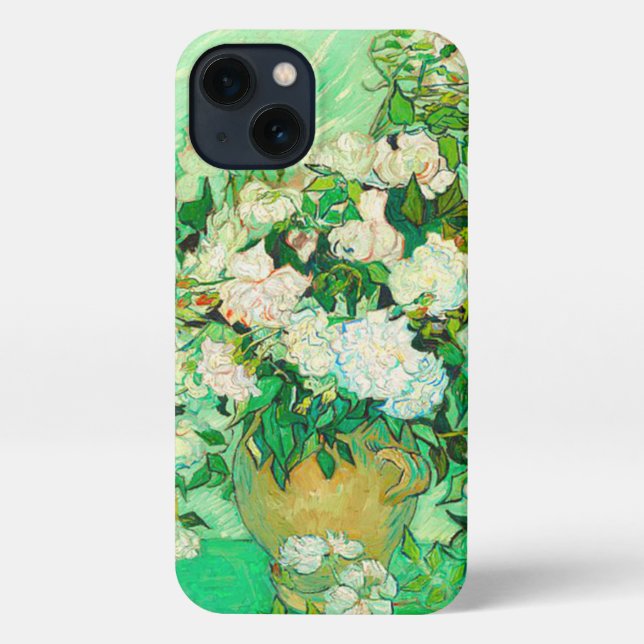 Van Gogh White Roses iPhone Case (Back)