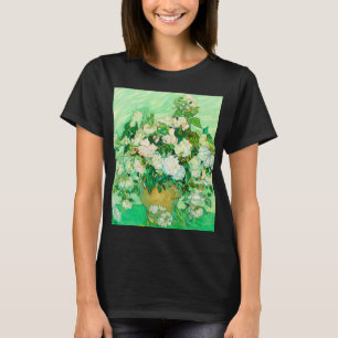 Van Gogh White Roses T-Shirt