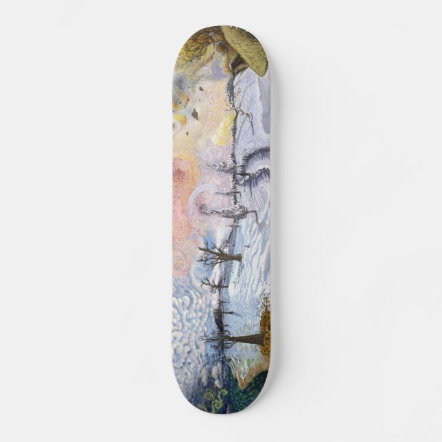 Van Gogh: Winter Landscape Skateboard (Front)