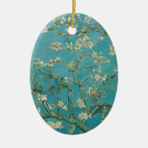 Van gogh's Almond Blossom Ceramic Tree Decoration
