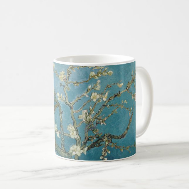 Van Gogh's Almond Blossom Coffee Mug (Front Right)