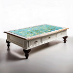 Van Gogh's Almond Blossom Print Tissue Paper<br><div class="desc">Van Gogh's Almond Blossom Print Tissue Paper in a vibrant turquoise blue.</div>