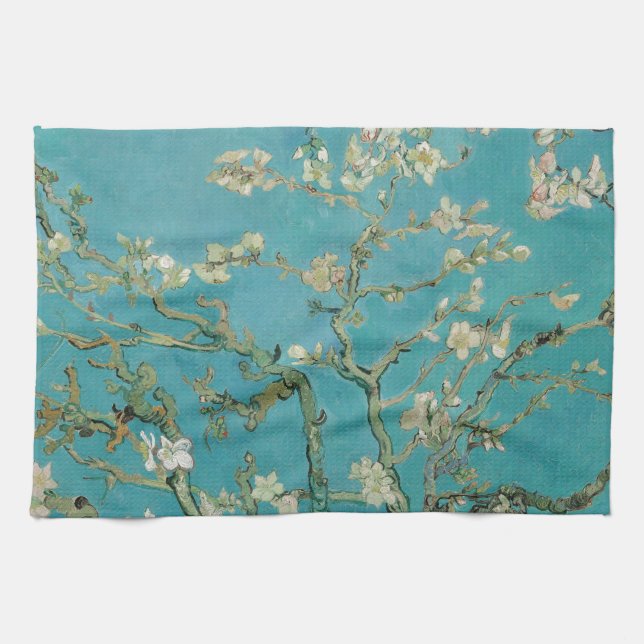 Van gogh's Almond Blossom Tea Towel (Horizontal)