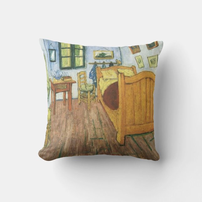 Van Gogh's Bedroom in Arles Throw Pillow (Front)