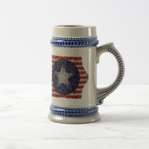 Van Gogh's Bonnie Blue Flag Beer Stein