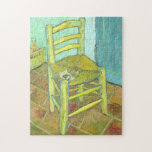 Van Gogh's Chair - Vincent van Gogh Jigsaw Puzzle<br><div class="desc">Van Gogh's Chair - Vincent van Gogh,   van,  vincent,  van gogh,  gogh,  chair,  fine art,  cool,  old,  master,  masterpiece,  fine,  impressionism,  paint,  painting,  vibrant,  saturated,  colour,  beautiful,  nice,  quality,  high,  resolution,  landscape,  scenery,  post,  decoration,  colours,  paris,  france,  renewed best,  seller,  colourful,  cheap</div>