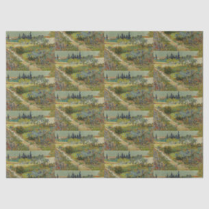 Van Gogh's Classic Painting Garden in Arles Tissue Paper
