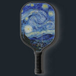 Van Gogh's Classic Painting The Starry Night Pickleball Paddle<br><div class="desc">Vincent van Gogh's "The Starry Night" (1889) is one of his most famous and captivating works, known for its swirling skies, glowing stars, and bold brushstrokes. The painting features a vibrant night sky, filled with swirling patterns of blues and yellows. The stars are large, luminous, and almost surreal in appearance,...</div>