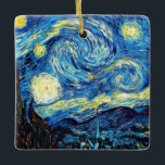 Van Gogh's famous painting, Starry Night Ceramic Ornament<br><div class="desc">Van Gogh's famous painting,  Starry Night. Best seller!</div>