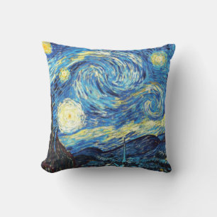 Van Gogh's famous painting, Starry Night Cushion