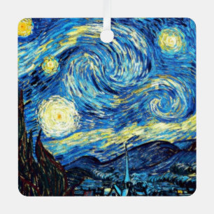 Van Gogh's famous painting, Starry Night, Metal Tree Decoration