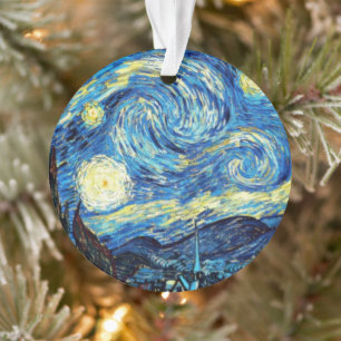 Van Gogh's famous painting, Starry Night Ornament