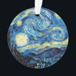 Van Gogh's famous painting, Starry Night Ornament<br><div class="desc">Van Gogh's famous painting,  Starry Night.</div>