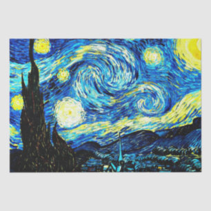 Van Gogh's famous painting, Starry Night, Tissue Paper