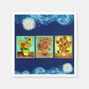 Van Gogh's famous Sunflowers Napkin