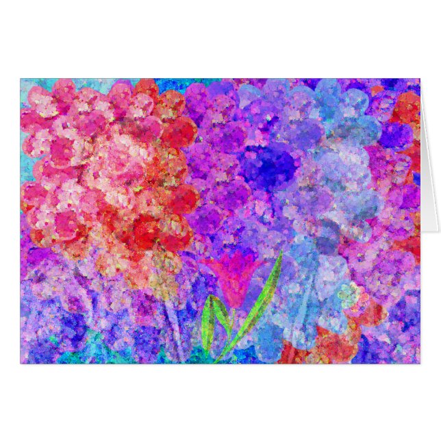 Van Gogh's Garden (Blank card) (Front Horizontal)