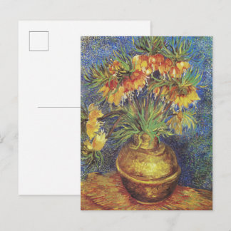 van Gogh's Imperial Fritillaries in a Copper Vase  Postcard