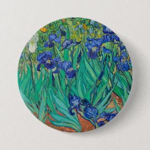 Van Gogh's Irises 7.5 Cm Round Badge