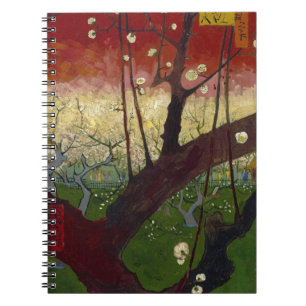 Van Gogh's Japonaiserie after Hiroshige Spiral Notebook