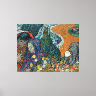Van Gogh's Memory of the Garden at Etten (1888) Canvas Print