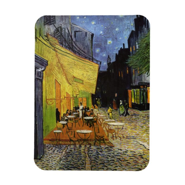 Van Gogh's Night Cafe Magnet (Vertical)