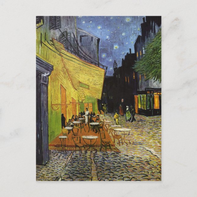 Van Gogh's Night Cafe Postcard (Front)