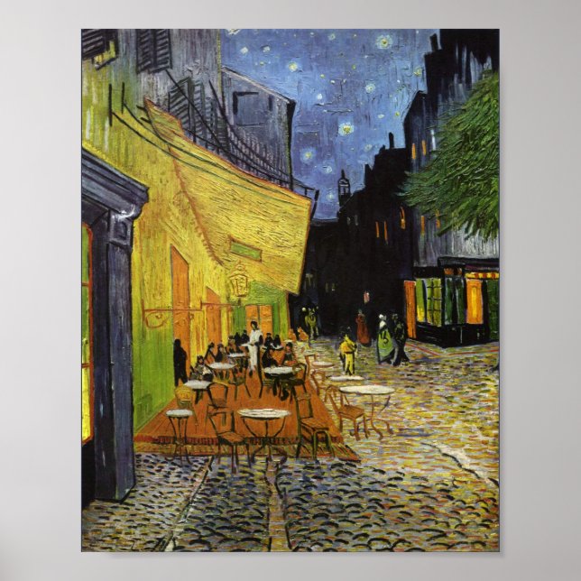 Van Gogh's Night Cafe Poster (Front)