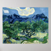 Van Gogh's Olive Trees with the Alpilles