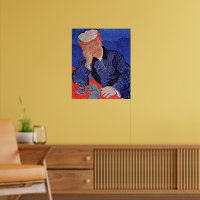 Van Gogh's painting, Portrait of Dr. Gachet,