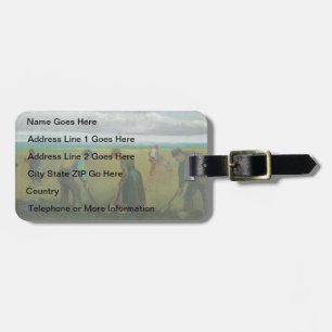 Van Gogh's Peasants or Farmers Planting Potatoes Luggage Tag