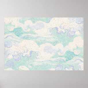 Van Gogh's sky background Poster