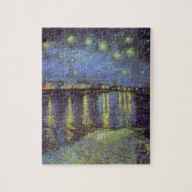 Van Gogh's Starry Night Painting Jigsaw Puzzle (Vertical)